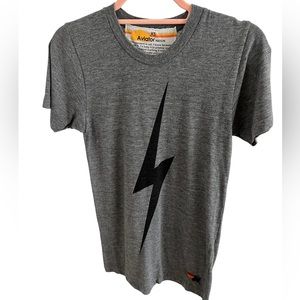 AVIATOR NATION Grey Unisex Bolt Tee XS